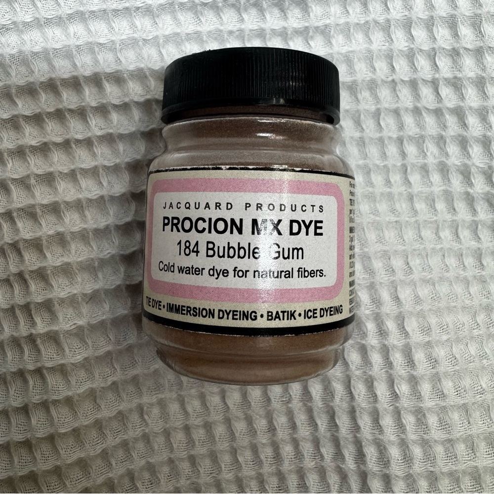 Jacquard Procion MX Dye Bubble Gum Pink 2/3oz + Soda Ash 1lb Unused Set